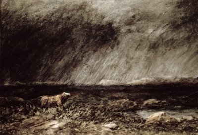 The Challenge on the Moors, near Bettws-y-Coed, North Wales, 1853 by David Cox